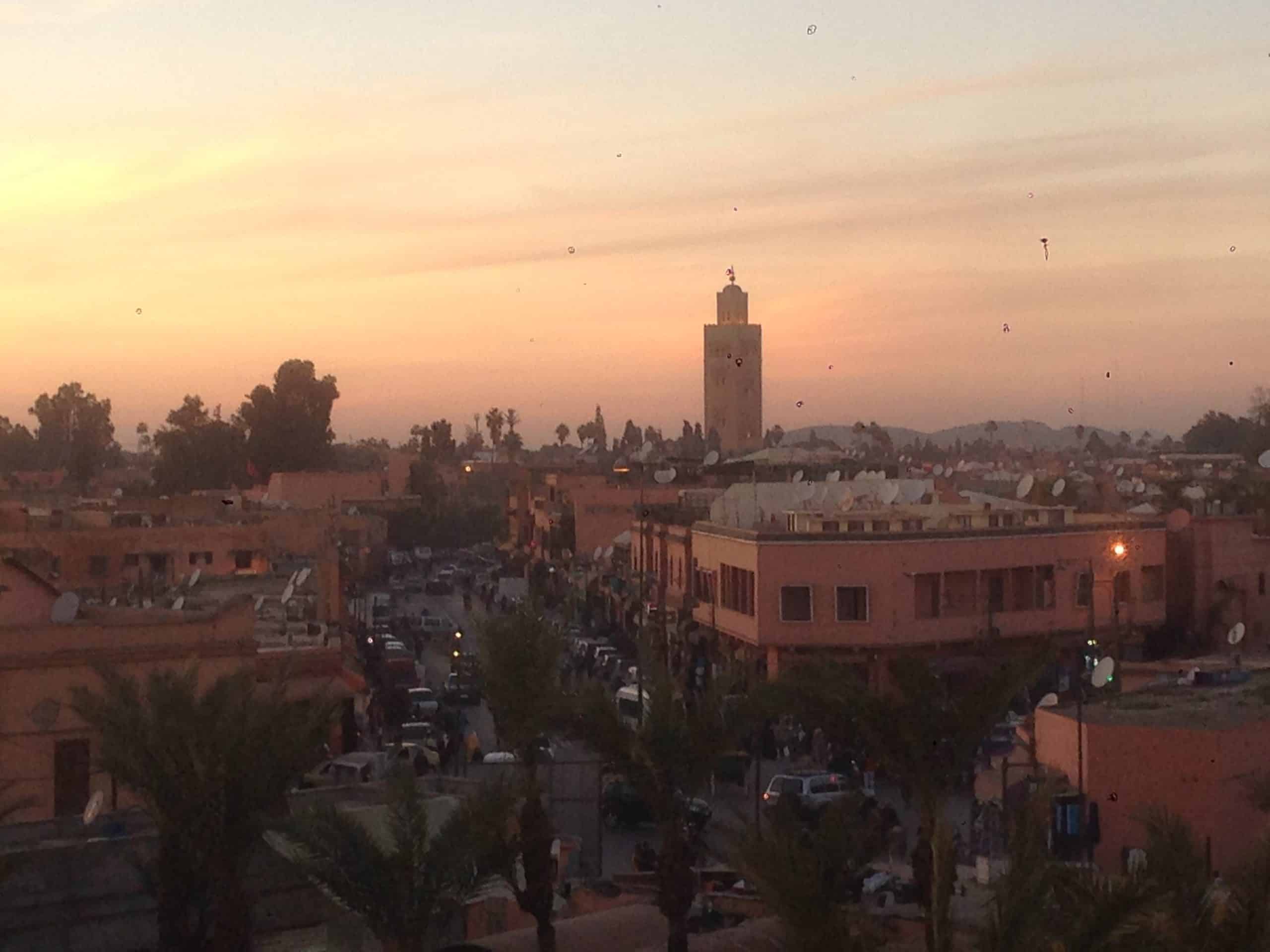 Abendstimmung in Marrakech 