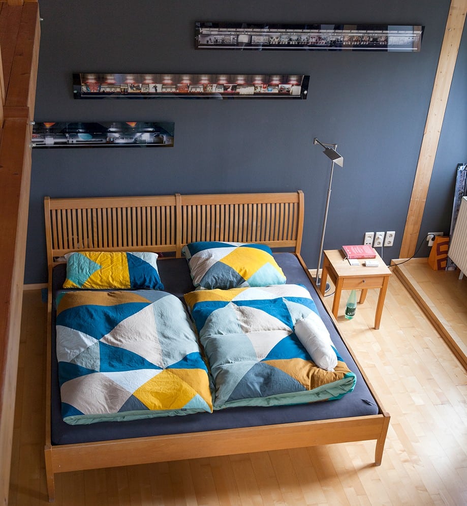 Schlafzimmer in "Blaue Stunde"